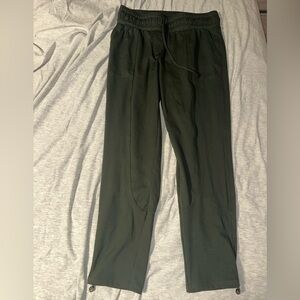 Rachel Zoe Green Joggers with Elastic Waistband
